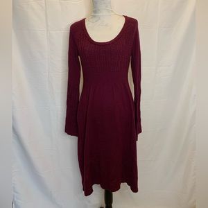 Calvin Klein burgundy sweater dress size Medium